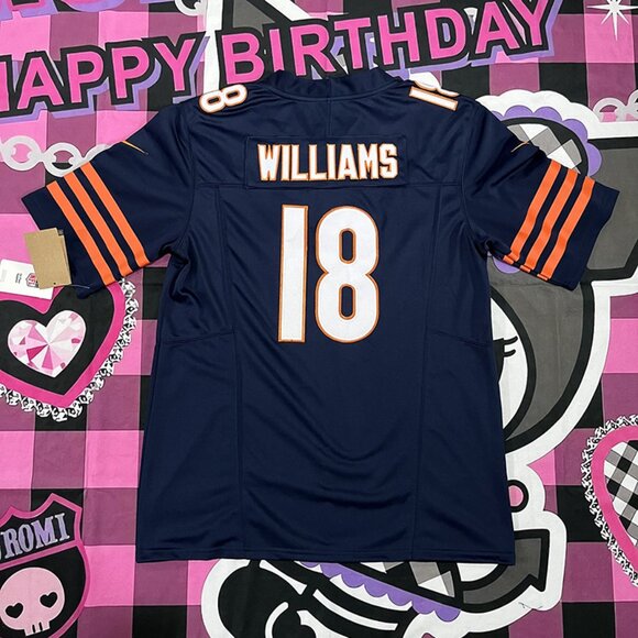 Chicago Bears Blue Jersey #18 WILLIAMS NFL - Picture 5 of 6